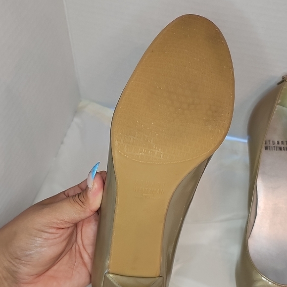 Stuart Weitzman Women's Beige Heels Size 9.5 - Picture 7 of 12